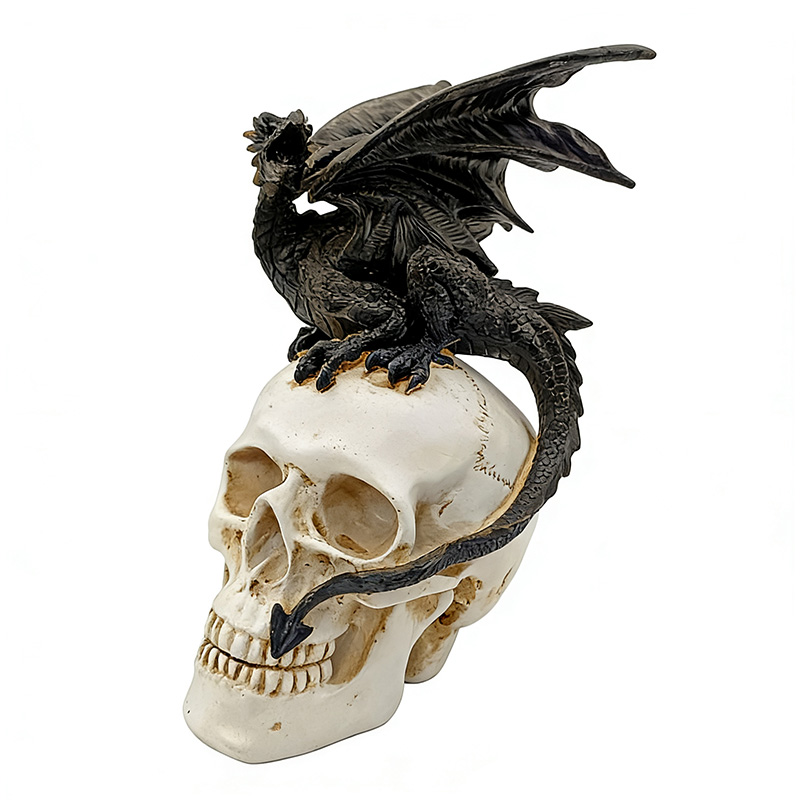 Dark Dark Lord Skull Resin Ornament